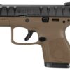 Beretta APX Carry 9mm, 3.07" Barrel, Black Slide, Flat Dark Earth, 6rd / 8rd
