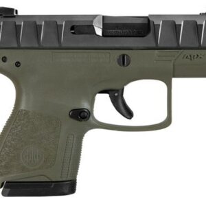 Beretta APX Carry 9mm, 3.07" Barrel, Black Slide, OD Green, 6rd / 8rd