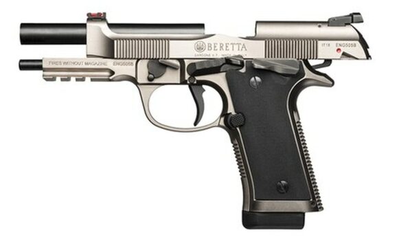 Beretta 92X Performance 9mm, 4.9" Barrel, Target Sights, Nistan Alloy Finish, 10rd