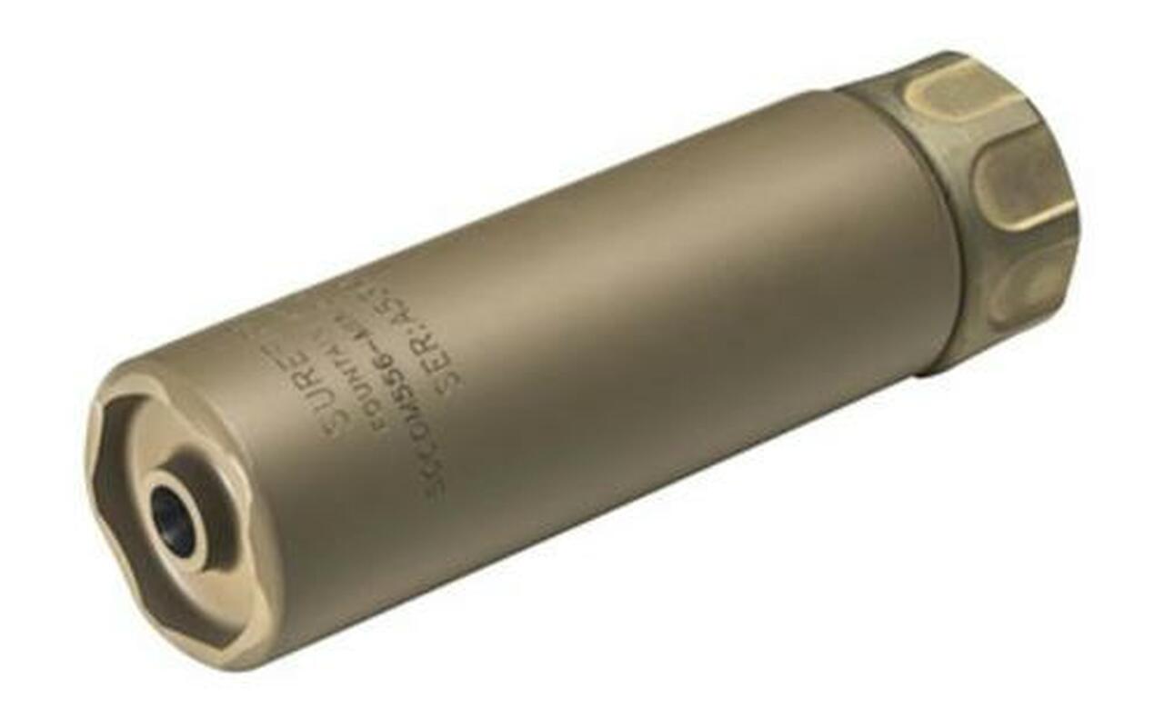 Gen 2 Socom Mini 2 suppressor 5.56mm in Dark Earth