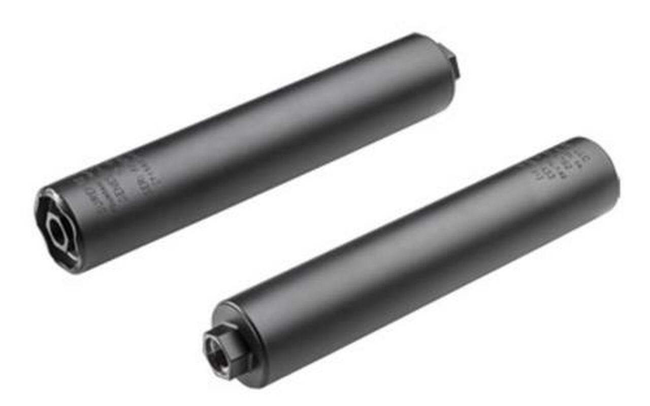 SureFire 2nd Genesis Thread On Suppressor 7.62mm 9/16-24 Threads SS & High Temperature Alloy Construction For Use With 5.56-300 Wm Ammunition Dark Earth Finish.