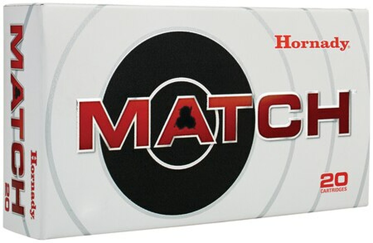 Hornady ELD Match Ammunition 6mm Creedmoor 108gr, 20 Bx