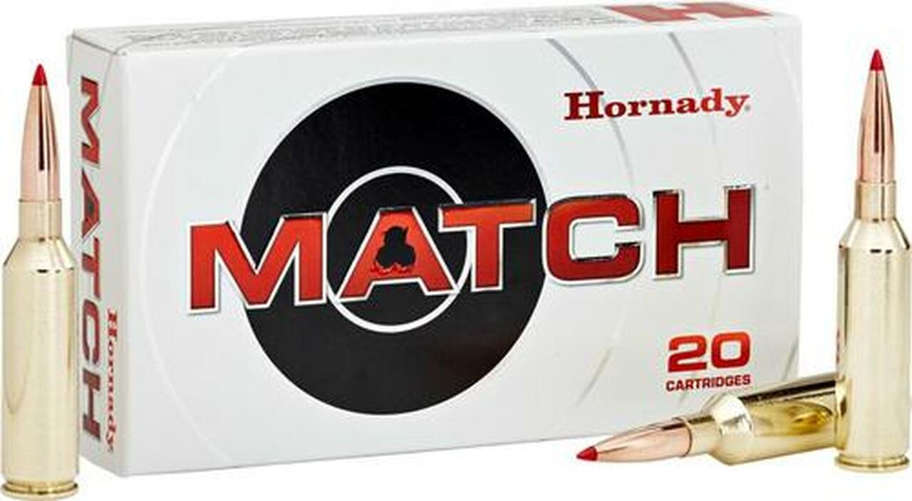 Hornady Match Rifle Ammunition 6.5mm PRC 147gr, ELD Match 20rd Bax