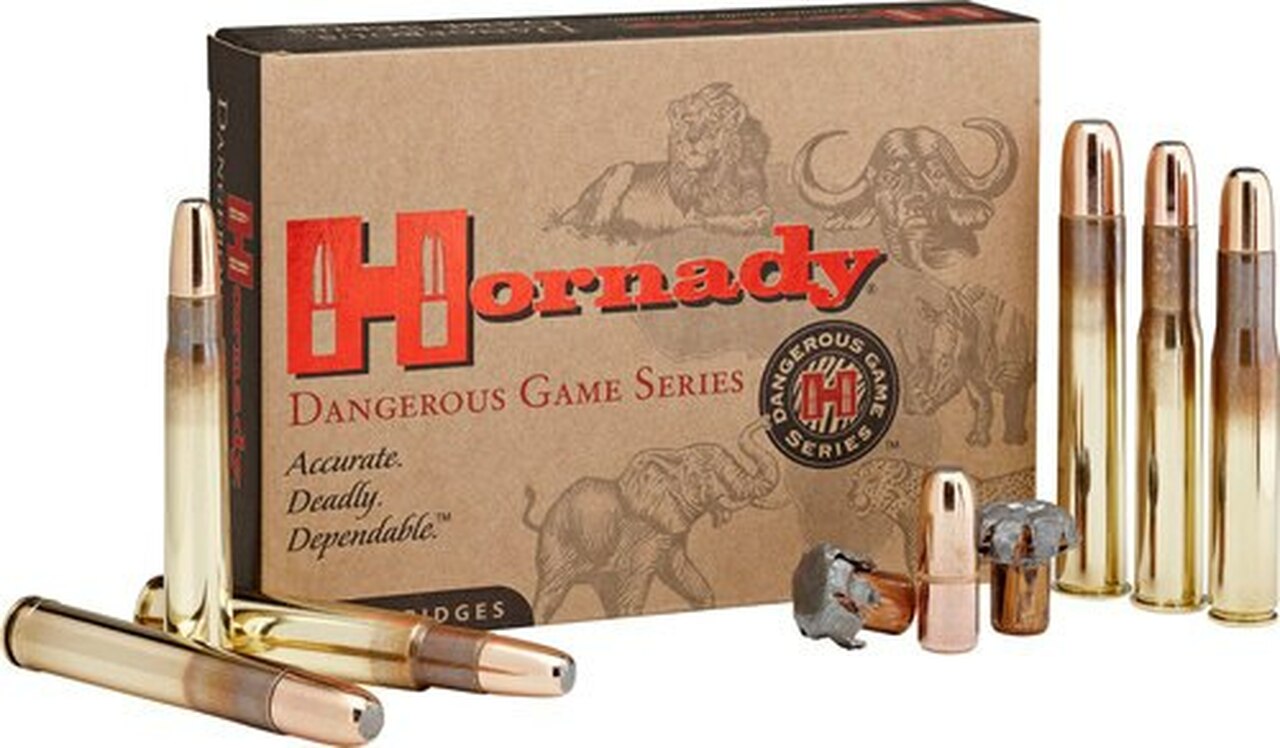 Hornady Dangerous Game 458 Lott 500gr Dangerous Game Expanding, 20rd Box