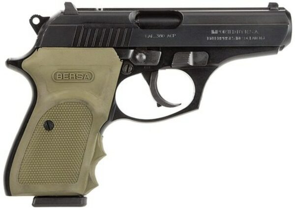 Bersa Thunder Combat, 380 ACP, 8 Rd Mag, Hard Case, OD Green Grips