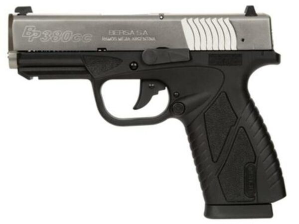 Bersa BP380CC .380 ACP, 3.3", 8rd, Nickel Slide