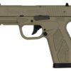 Bersa, Conceal Carry, Compact, 9mm, 3.2" Barrel, Flat Dark Earth, Polymer Frame, Fixed Sights, 8Rd, 1 Magazine