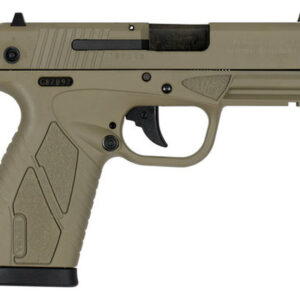 Bersa, Conceal Carry, Compact, 9mm, 3.2" Barrel, Flat Dark Earth, Polymer Frame, Fixed Sights, 8Rd, 1 Magazine