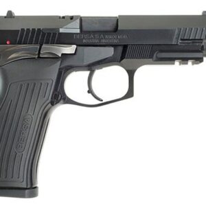 Bersa TPR 9mm, 5" Barrel, Black, Aluminum Alloy Frame, Black Steel Slide, 17rd