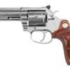 Colt King Cobra Target Revolver, 357 Magnum/38 Special, 4.25" Barrel, Steel Frame, Stainless Finish, Altamont Wood Grips, 6Rd