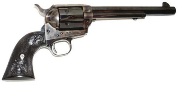 Colt 45LC 4.75" CCH Black Grips, Black Powder Frame