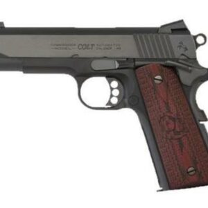 Colt LW Commander .45 ACP, 4.25" Barrel, Novak Sights, G10 Grips, Blued, 8rd