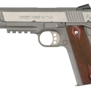 Colt XSE Rail Gun Govt 5" Barrel 9mm SS Finish Noval Sights