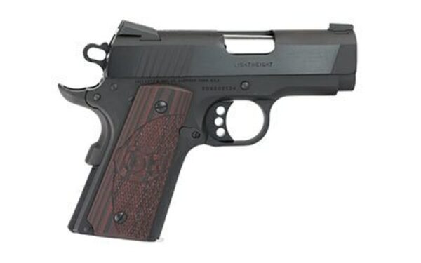 Colt Defender, Compact 1911, 9MM, 3" Barrel, Alloy Frame, Blue Finish, G10 Grips, 8Rd Mag, Novak Night Sights