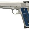 Colt Gold Cup Trophy 45 ACP, 5" Barrel, Blue G10 Grips, Brushed SS Finish, 8 rd Mag