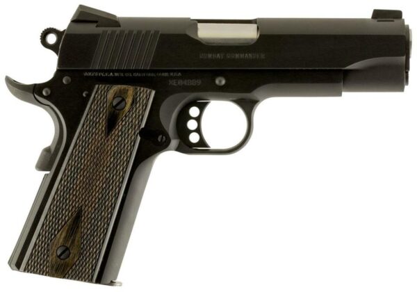 Colt Combat Commander 9mm, 4.25" Barrel, Blue Finish, G10 Black Cherry Grip, 9rd