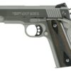 Colt Combat Commander, 45 ACP, 4.25" Barrel, 8rd, G10 Black Cherry Grips, Stainless Steel