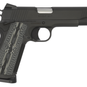 Colt CCU Government 9mm, G10 Grey Grips, Novak Sights, Black DLC, 9rd