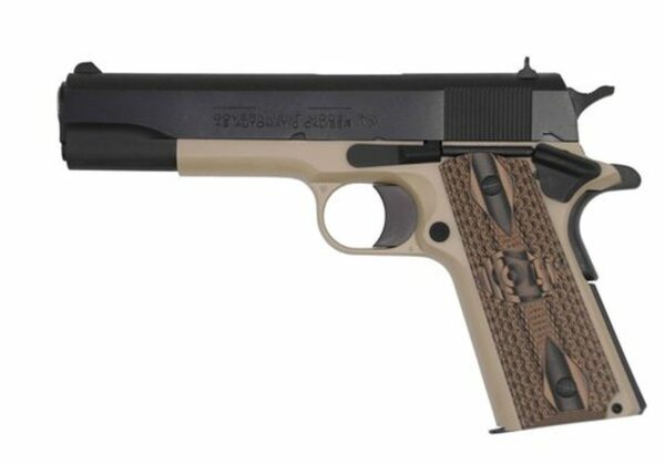 Colt 1991 Government, 45 ACP, 5", 8rd, TALO Exclusive, 1 of 400 Black/McMillan Tan