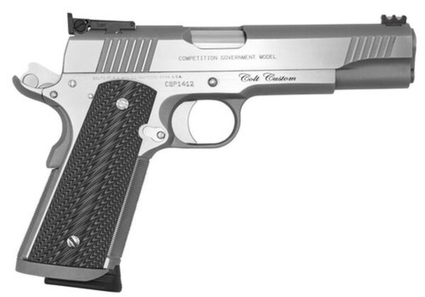Colt Custom Competition Series 70 45 ACP, 5" Barrel, Red Fiber Optic Front Sight, Bomar Rear Sight, 8rd Mag