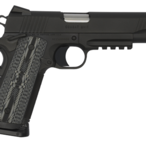 Colt CCU Raill 45 ACP, Gray G10 Grips, Novak Sights, Black DLC, 8rd