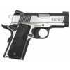 Colt Combat Elite Defender 1911, Compact, 9MM, 3" Barrel, SS Two-Tone Finish, G10 Grips, 8rd Mag, Novak Night Sights