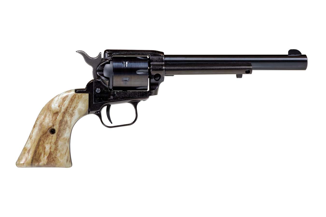 Rough Rider 22LR Rimfire Revolver with Stag Handle and 6.5-inch Barrel - Firearms | The Gun Shop