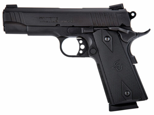 Taurus 1911 CB Commander 45 ACP, 4.2" Barrel, Black Polymer Grips, 8rd Mag