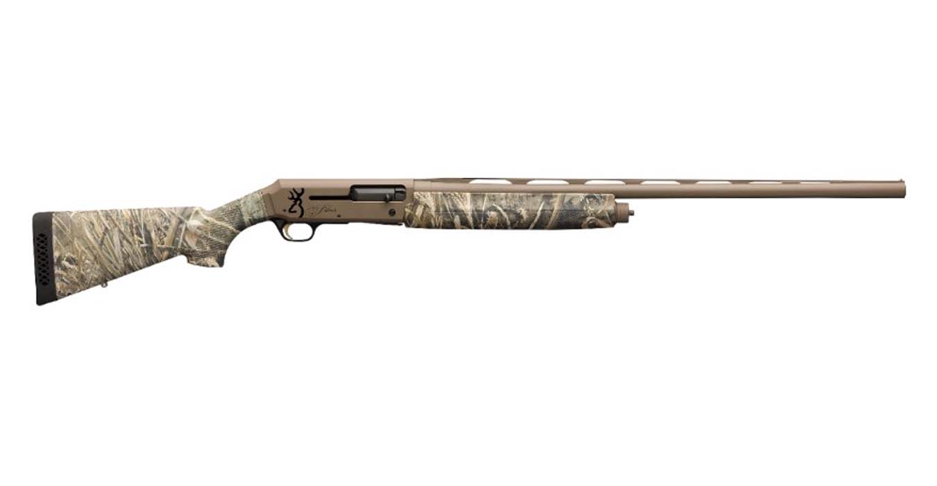 100298-DEFAULT-l Silver Field 12 Gauge Semi-Auto Shotgun with FDE Cerakote Finish and Realtree Max-5 Camo Stock