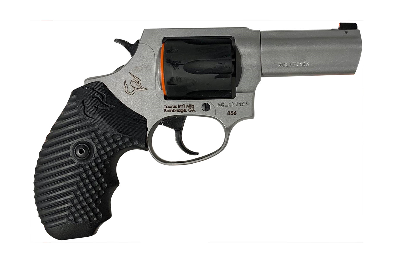 856 Defender 38 Special Double-Action Revolver with Matte Stainless Steel Finish and VZ Grips