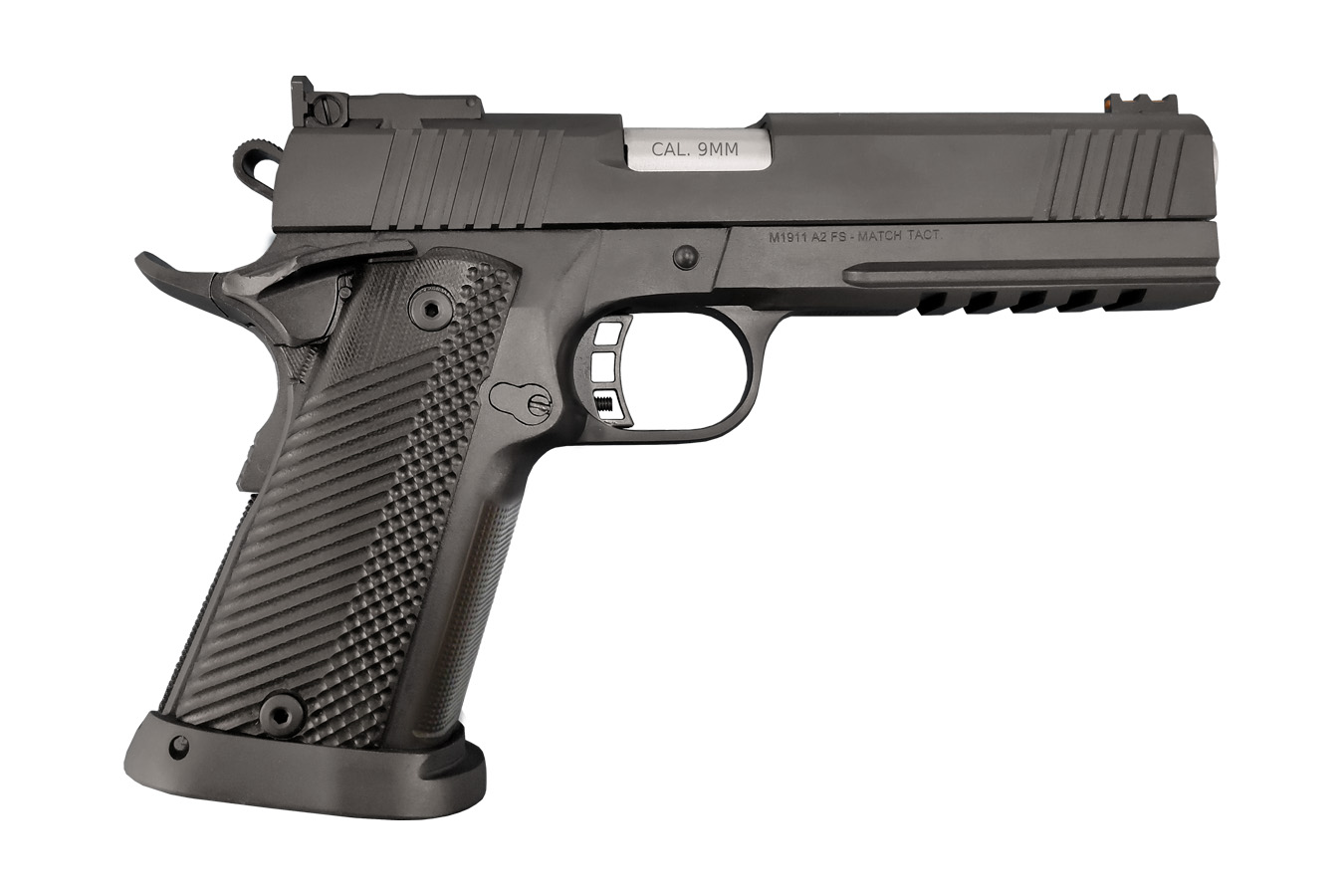 Pro Ultra Match 9mm Pistol with Steel Frame, G10 Grips and Fiber Optic Front SIght - Firearms | The Gun Shop