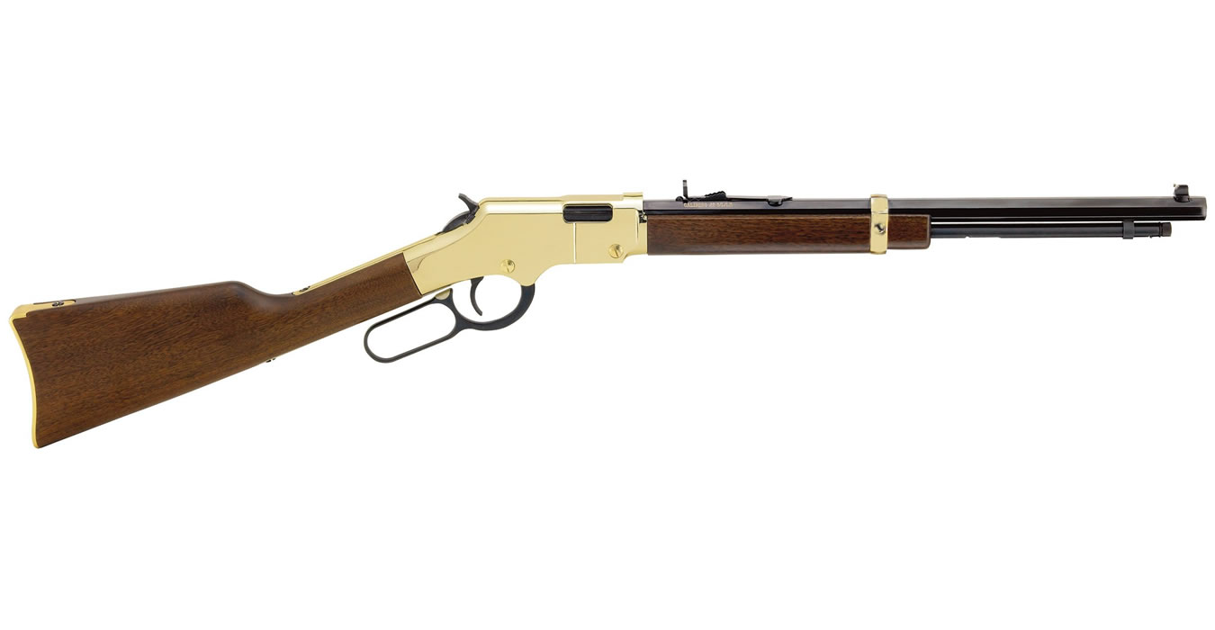 Golden Boy Youth 22 Cal Lever Action Rifle with Brass Receiver - Firearms | The Gun Shop