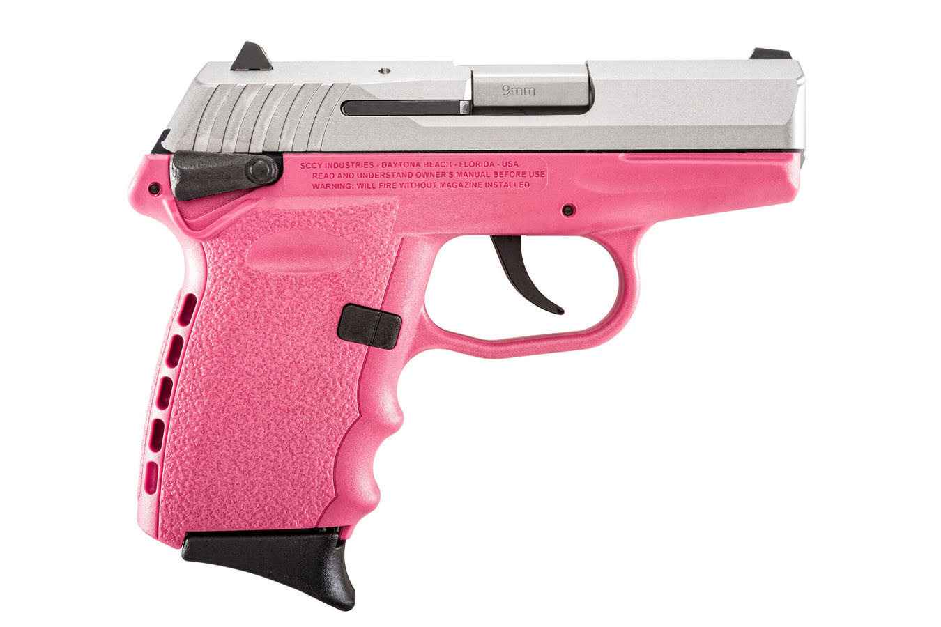 CPX-1 9mm Pistol with Pink Polymer Frame and Stainless Slide - Firearms | The Gun Shop