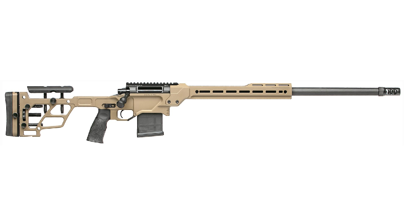 101798-DEFAULT-l Delta 5 Pro 6.5 Creedmoor Bolt-Action Precision Rifle with Coyote Tan Finish and 26 Inch Barrel - Bolt-Action Rifles | The Gun Shop