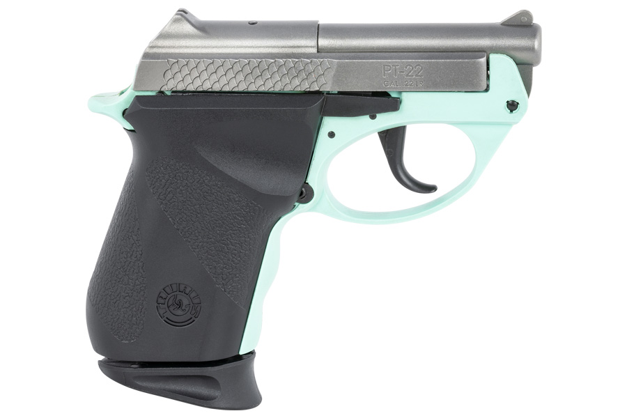 PT-22 22LR Pistol with Cyan Polymer Frame - Firearms | The Gun Shop