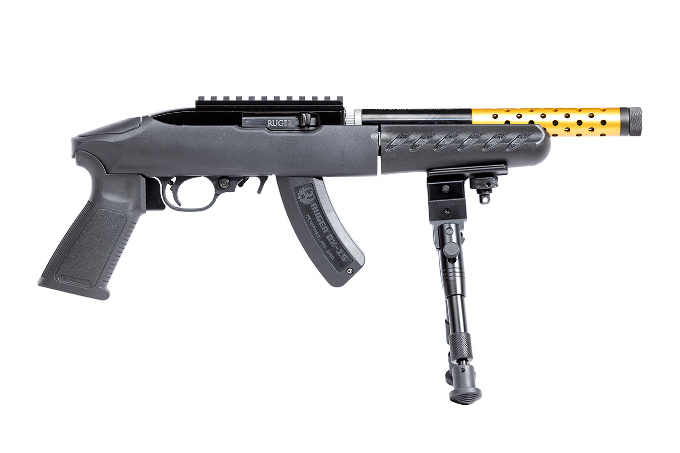 22 Charger Takedown 22LR 15-Round Pistol with Threaded Barrel and UTG Bipod - Firearms | The Gun Shop