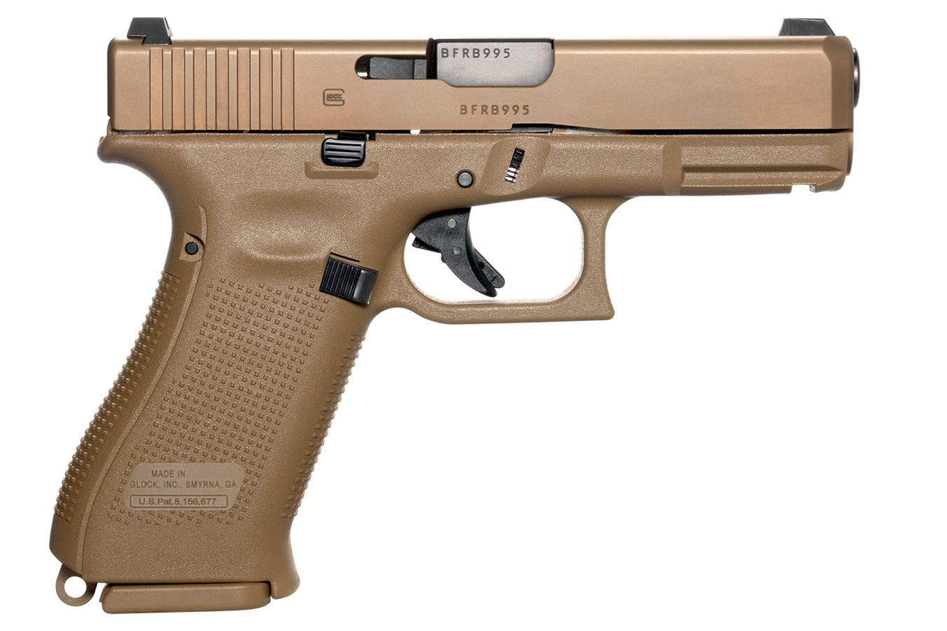 19X 9mm Full-Size FDE Pistol with Three Magazines (Made in USA) - Firearms | The Gun Shop