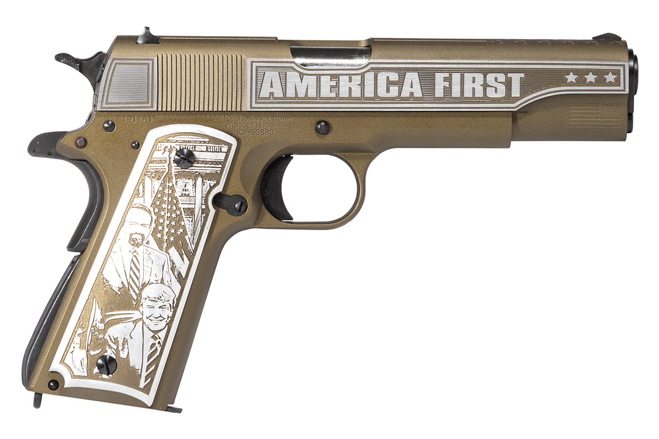 1911-A1 45 ACP Full-Size America First Pistol with Custom Engraving (1 of 300) - 1911 Pistols | The Gun Shop