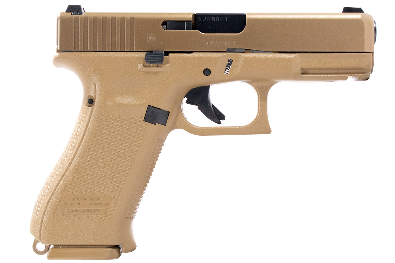 19X 9mm Full-Size FDE Pistol with Three Magazines - Firearms | The Gun Shop