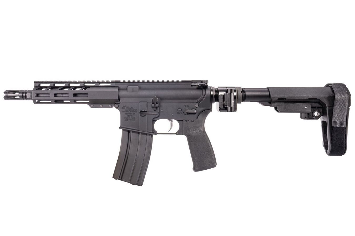 AM-15 300 Blackout AR-15 Pistol with Sylvan Arms Side Folder and SBA3 Pistol Brace - AR-15 Pistols | The Gun Shop