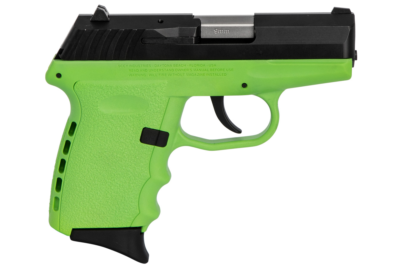 CPX-2 9mm Pistol with Lime Green Polymer Frame