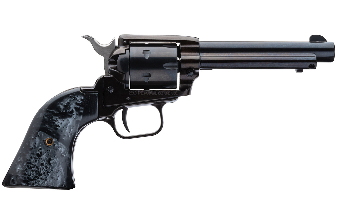 Rough Rider 22 LR Rimfire Revolver with 4.75 Inch Barrel and Black Pearl Grips - Firearms | The Gun Shop