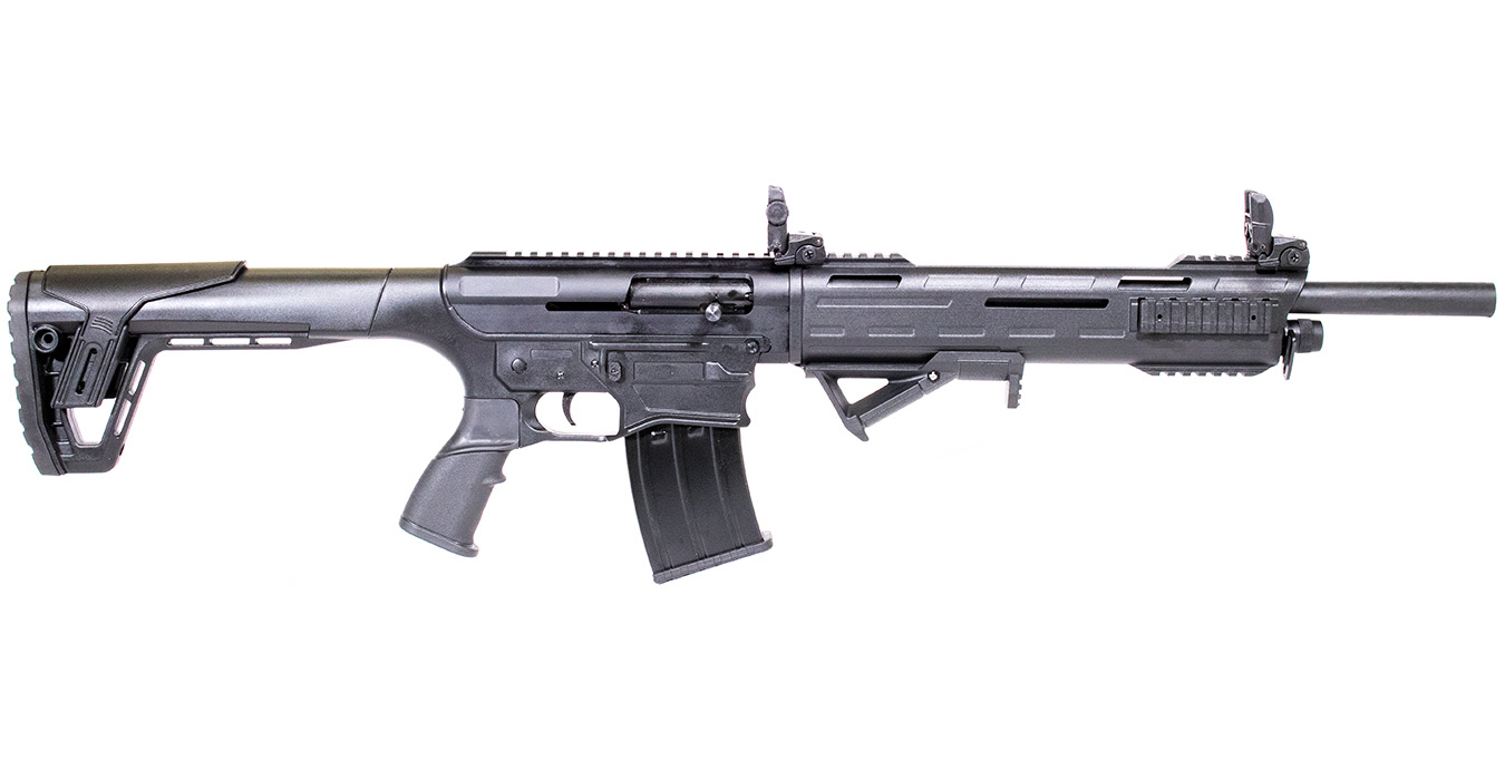 103358-DEFAULT-l TAR 12 Gauge AR-12 Magazine-Fed Semi-Automatic Shotgun with 18.5 Inch Barrel - Firearms | The Gun Shop