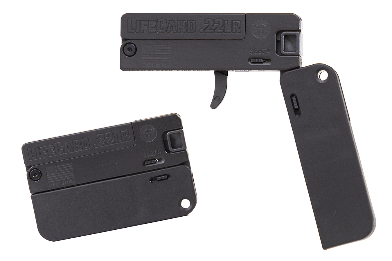 Lifecard 22 LR Single Shot Pistol with Black Polymer Handle