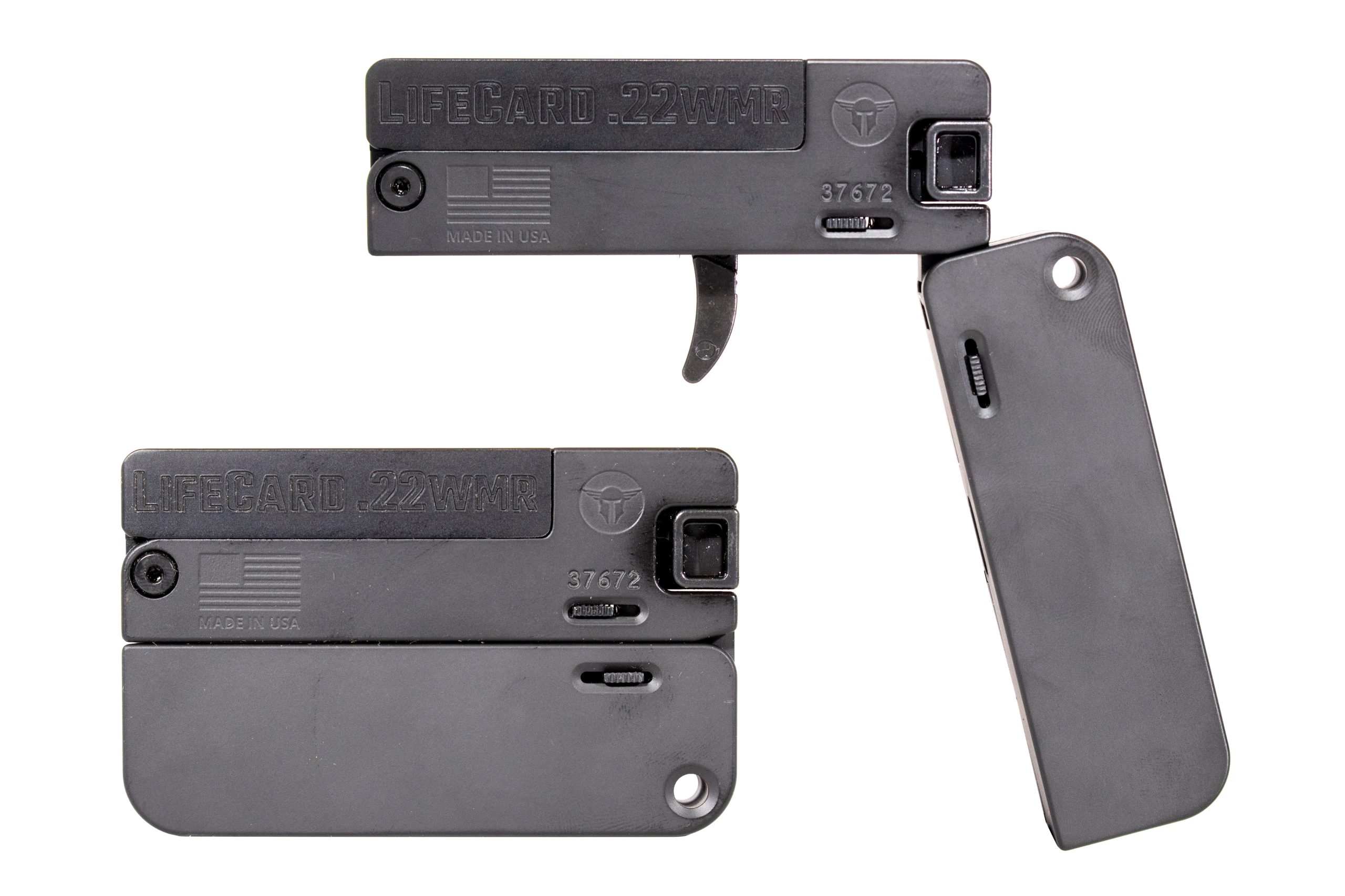 Lifecard 22WMR Folding Single-Shot Pistol with Black Finish - Firearms | The Gun Shop
