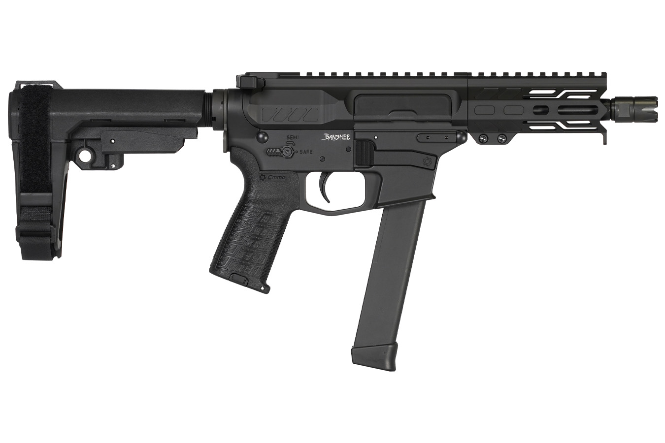 Banshee MKGS 9mm AR-15 Pistol with Armor Black Cerakote Finish - AR-15 Pistols | The Gun Shop