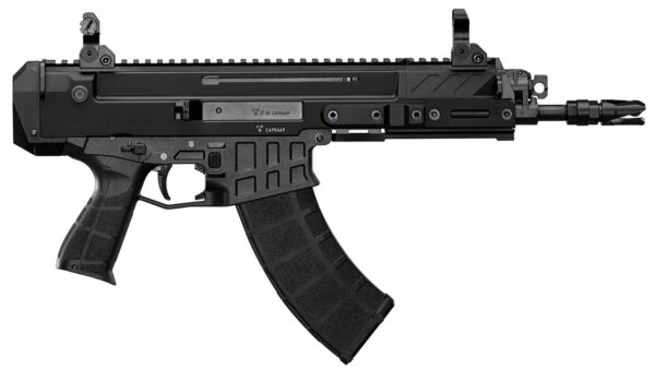 CZ Bren 2 MS Semi Auto Pistol 7.62x39mm, 14.17" Barrel, Folding Sights, Black, 30rd