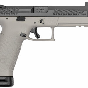 CZ P-10 Full Size 9mm, 4.5" Threaded Barrel, High Metal Night Sights, Gray, 10rd