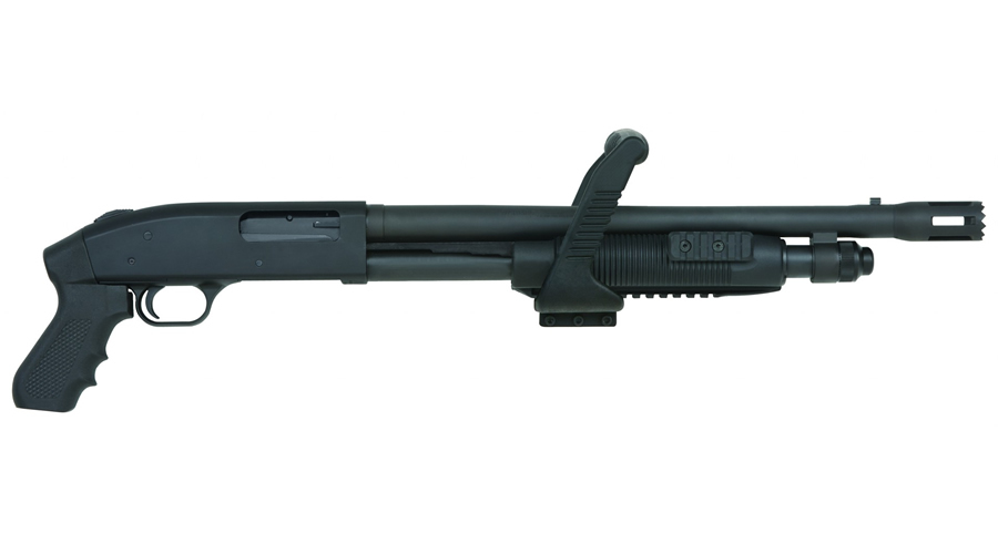 500 Tactical Chainsaw 12 GA Pump-Action Shotgun with Black Pistol Grip - Firearms | The Gun Shop