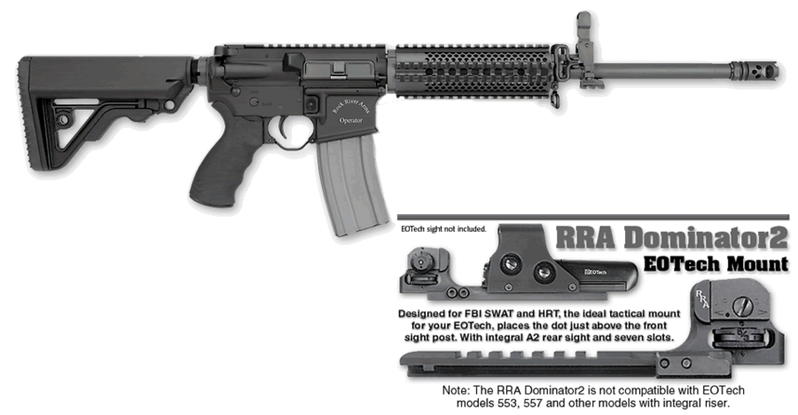 LAR-15 Tactical Operator 2 with RRA Dominator2 EOTech Mount - Firearms | The Gun Shop